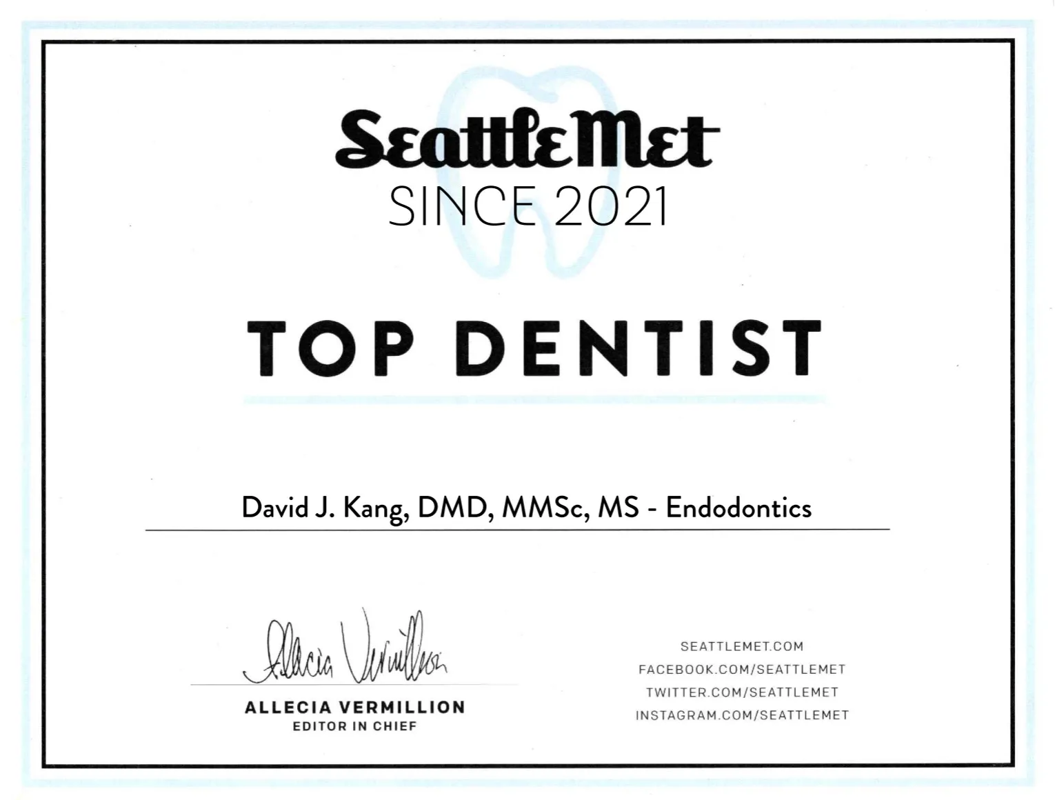 Seattle Met Since 2021